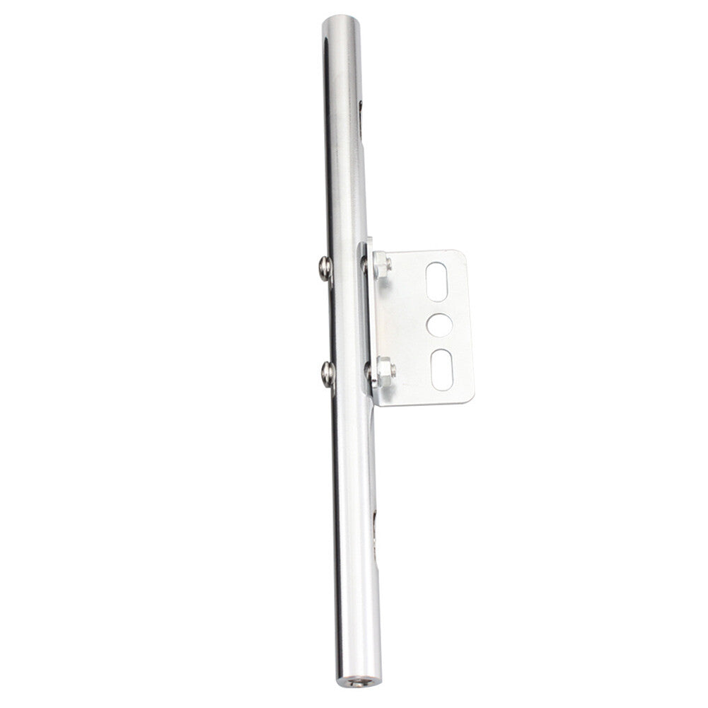 Front Rear Short Mount Turn Signal Light Tube Bar Bracket Silver for Harley Dyna