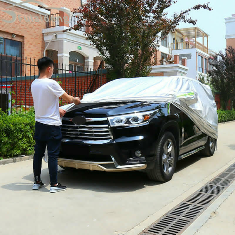 for Toyota Highlander Car Cover Waterproof Rain/UV/Dust Resistant Weather Proof