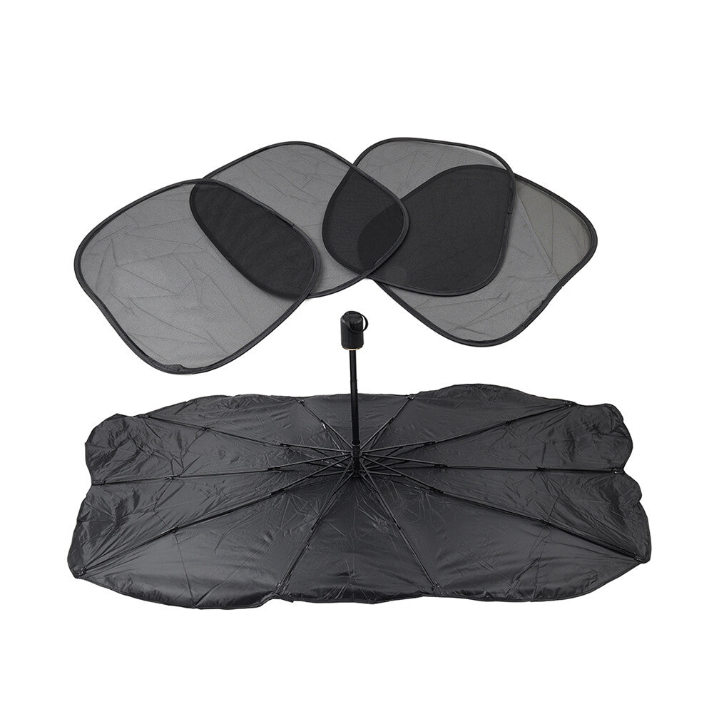 Car Front Window Sun Shade Visor Cover Windshield Sunshade Umbrella Foldable