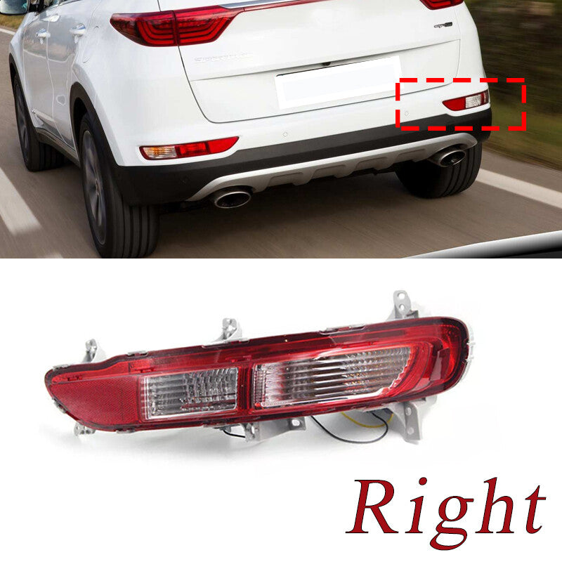 LED right rear bumper taillights for Kia K5 Sportage 2016, 2017, and 2018 models.