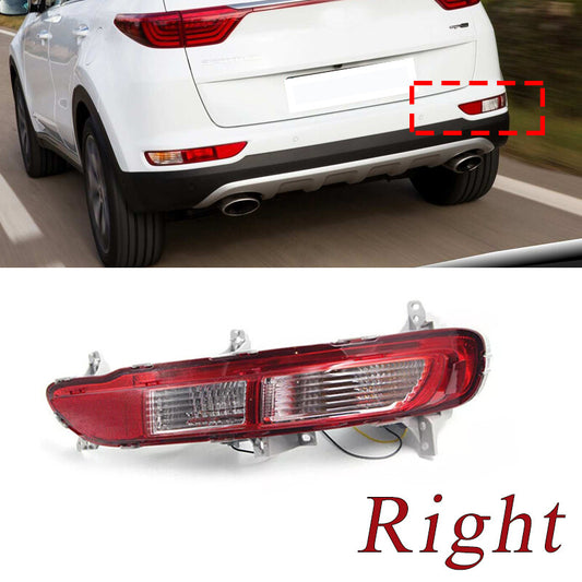 LED right rear bumper taillights for Kia K5 Sportage 2016, 2017, and 2018 models.