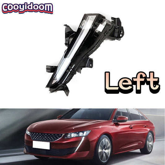 Front Left DRL LED Turn Signals Fog Lamp for Peugeot 508L 2019 2020