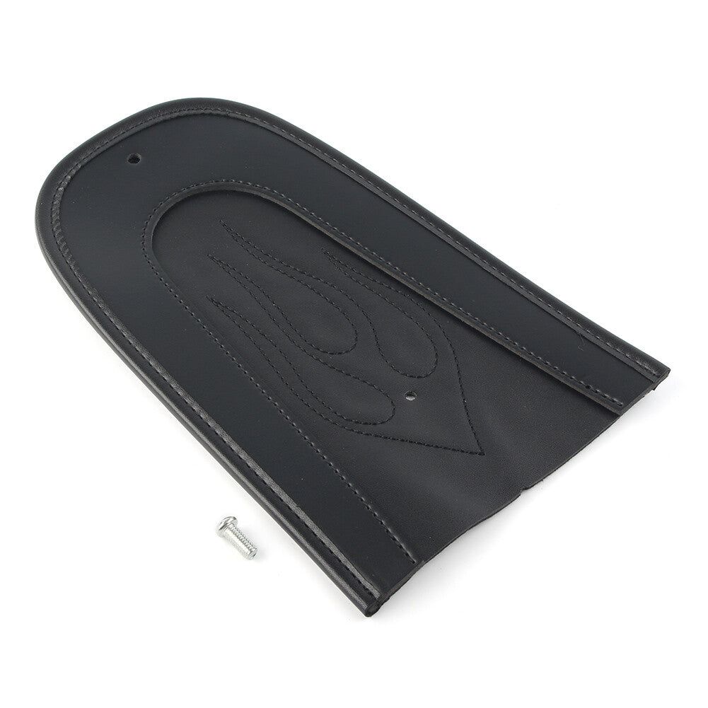 for Harley Sportster XL883 XL1200 04-15 Solo for Seat Leather Flame Rear Fender Bib