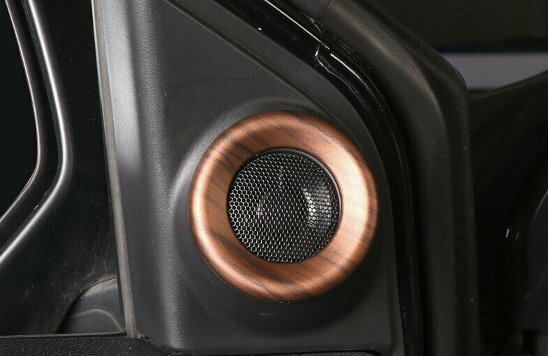 Inner Door Speaker Ring Cover Trim for Honda CR-V CRV 2017-2022 Matte Peach Wood