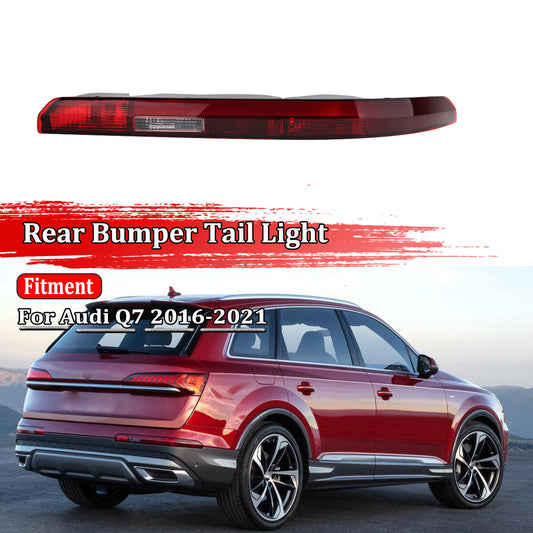 Right rear bumper lower taillight strip with 5 bulbs for Audi Q7 2016 - 2021