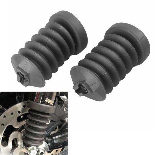 Rear Shock Absorber Fork Gaiter Gator Boots Fit for Harley FLHT FLTRU LHX FLTRX