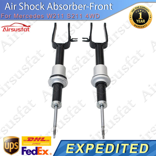 2x Front LR Shock Cores w/o ADS for Mercedes W211 S211 E280 E350 4Matic 06-09