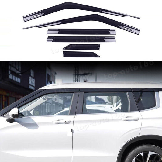 for Mitsubishi Outlander 2022-2024 Door Window Vent Visor Sun Rain Guard Covers