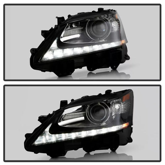 Driver Side LH HID Headlights for 2013-2015 for Lexus GS350 GS450h LED DRL Projector