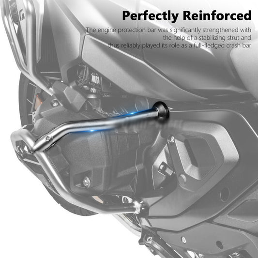 New for BMW R1300GS 2023 2024 Reinforcing Strut Engine Crash Bar Kit