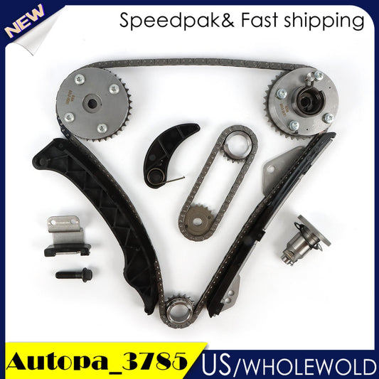 2 VVT TIMING CHAIN KIT Fits for TOYOTA for COROLLA MATRIX 09-13 PRIUS 1ZR 2ZR 09-15