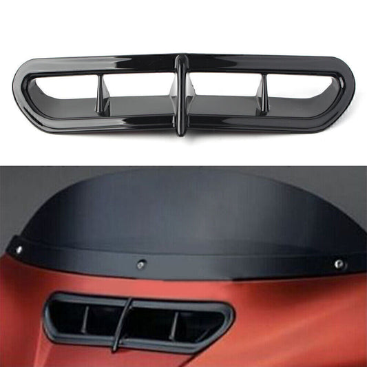 Fairing Black Vent Air Duct Bezel Fit for Harley 2014-15 Touring Electra Tri-Glide