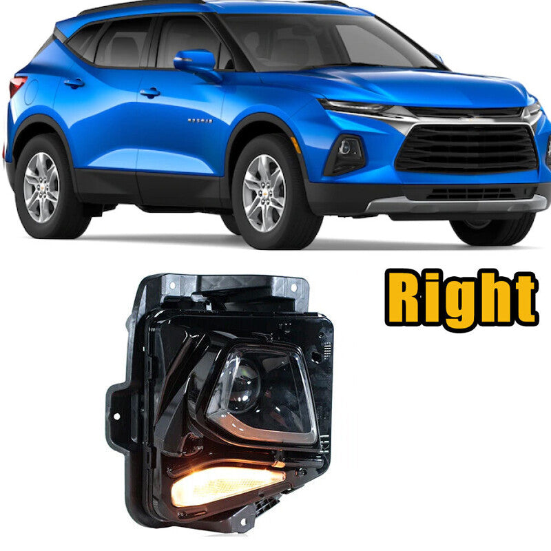Right Side for Chevy Blazer 2019 2020 2021 Headlight Assembly HID Headlamp