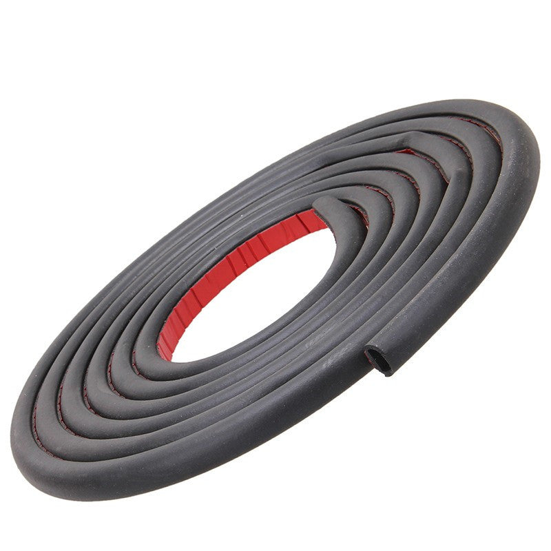 8M D Shape Mat Mounlding Trim Rubber Weatherstrip Car Door Window Edge Seal Pad