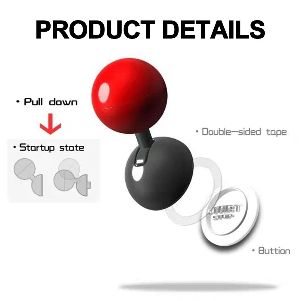 One-Button Start Lever Decor Car Push to Start Button Rocker Start Stop Button