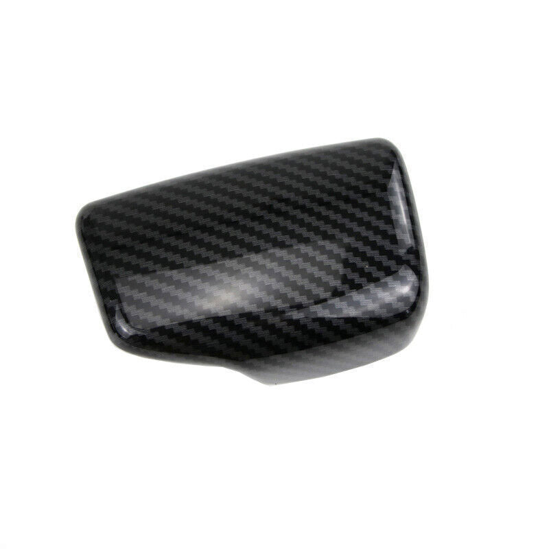 1P Central Control Shift Knob Cover Trim for Audi A4 A5 2017-24 ABS Carbon Fiber