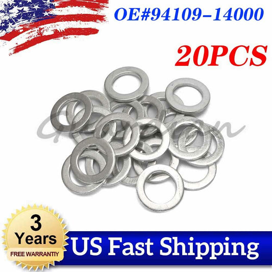 20-piece pack of drain plug crusher washing machine gaskets 94109-14000 suitable for Honda for Civic , CR-V, and Accura