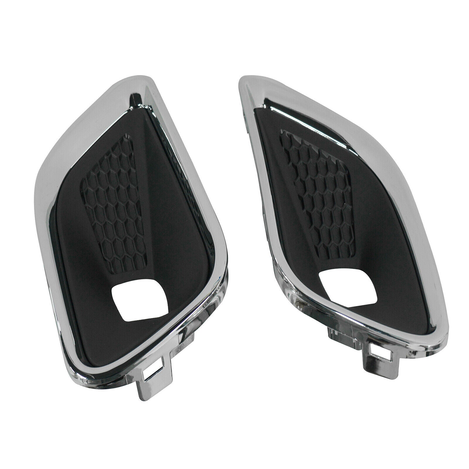 for Jeep Cherokee 2019-2020 Front Bumper Fog Lamp Light Cover Bezel Right+Left