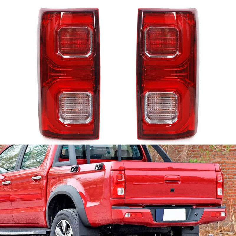 Pair for JAC T8 Pickup LHRH Rear Tail Light Brake Lamp With Bulbs Wire Harnes
