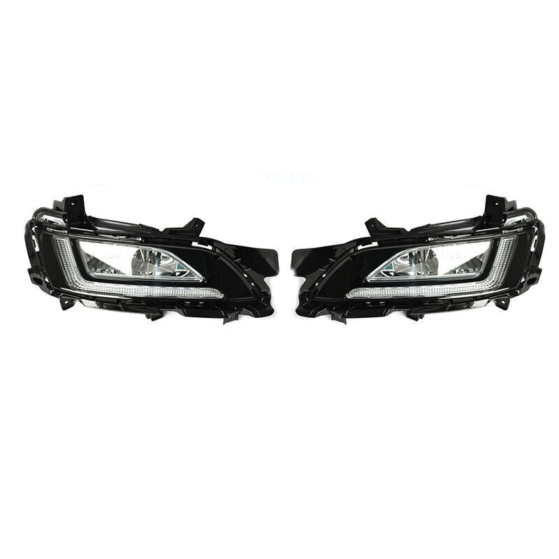 A pair of front bumper fog lights and daytime running lights for 2019-2020 for Hyundai for Tucson .