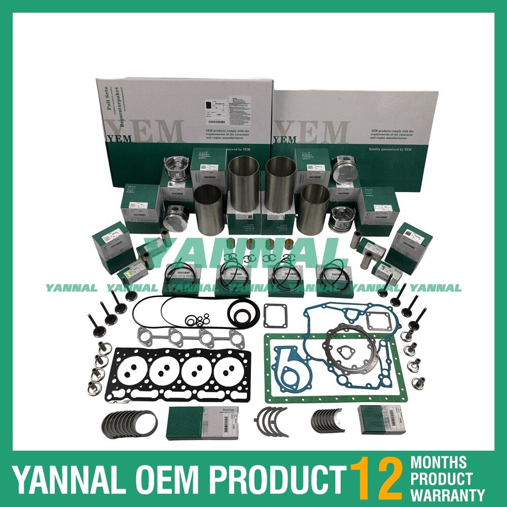 overhaul and rebuild kit for Kubota engines V1505, V1505D, V1505-E, V1505T.