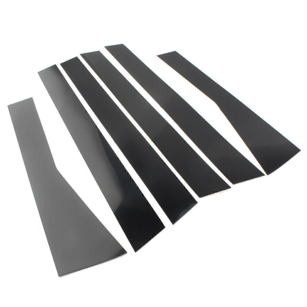 Door Trim Black Piano Cover Pillar Post Fit for Subaru Forester 2019 2020 2021