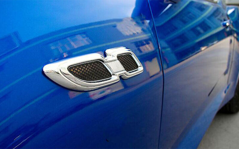 Cover Trim 2017-20 for Nissan Armada Patrol Y62 Side Vent Fender Flank Chrome 2X
