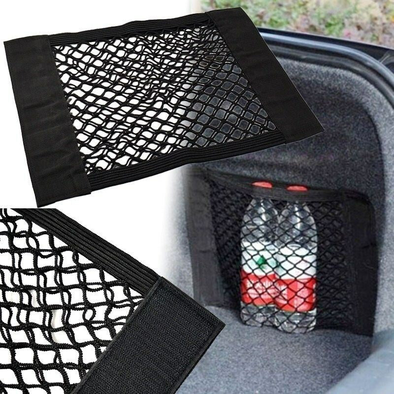 4025 Car Back Rear Trunk for Seat Elastic String Net Mesh Storage Bag Pocket Cage