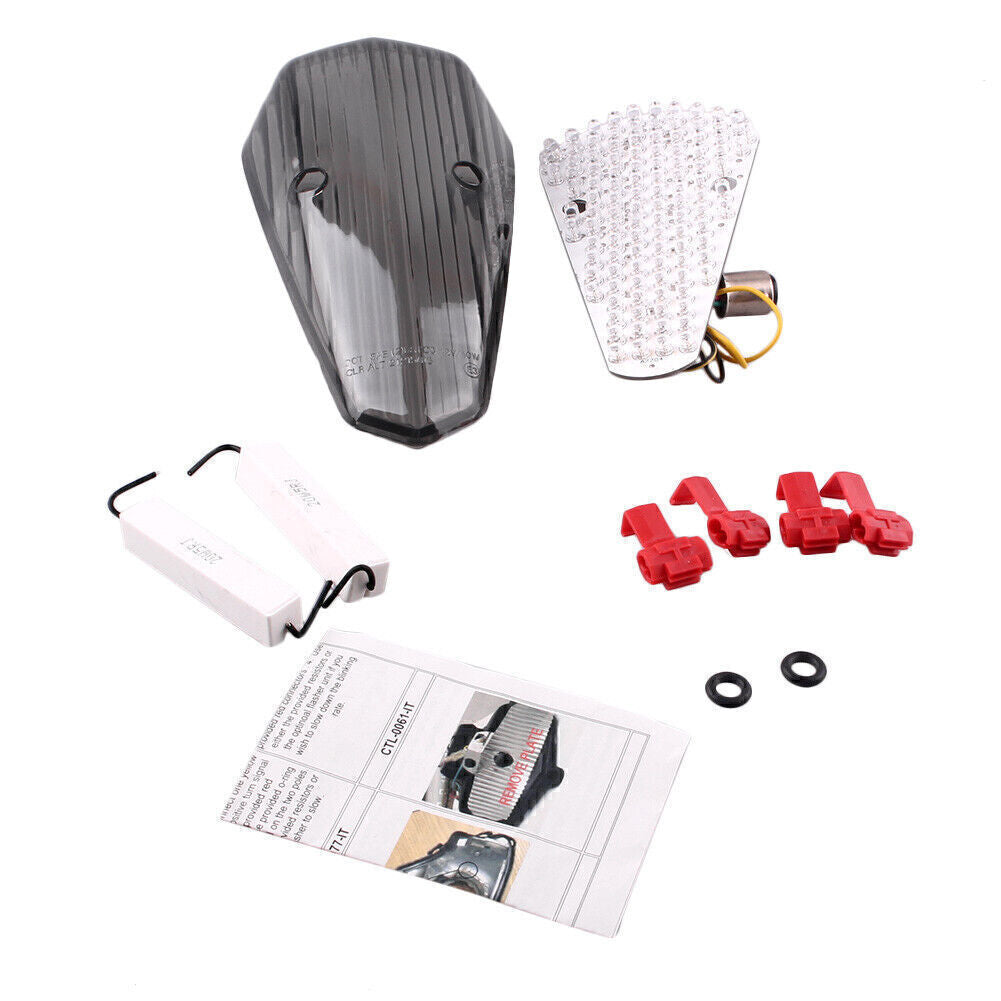 for HONDA SHADOW AERO 750 2004 - 07 LED Tail Lamp Taillight Running Light Smoke