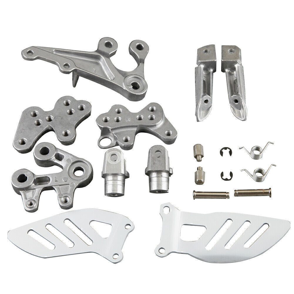 for SUZUKI 2005-2011 GSXR 1000 K5 05-11 Rider Front Foot Pegs Footrest Brackets