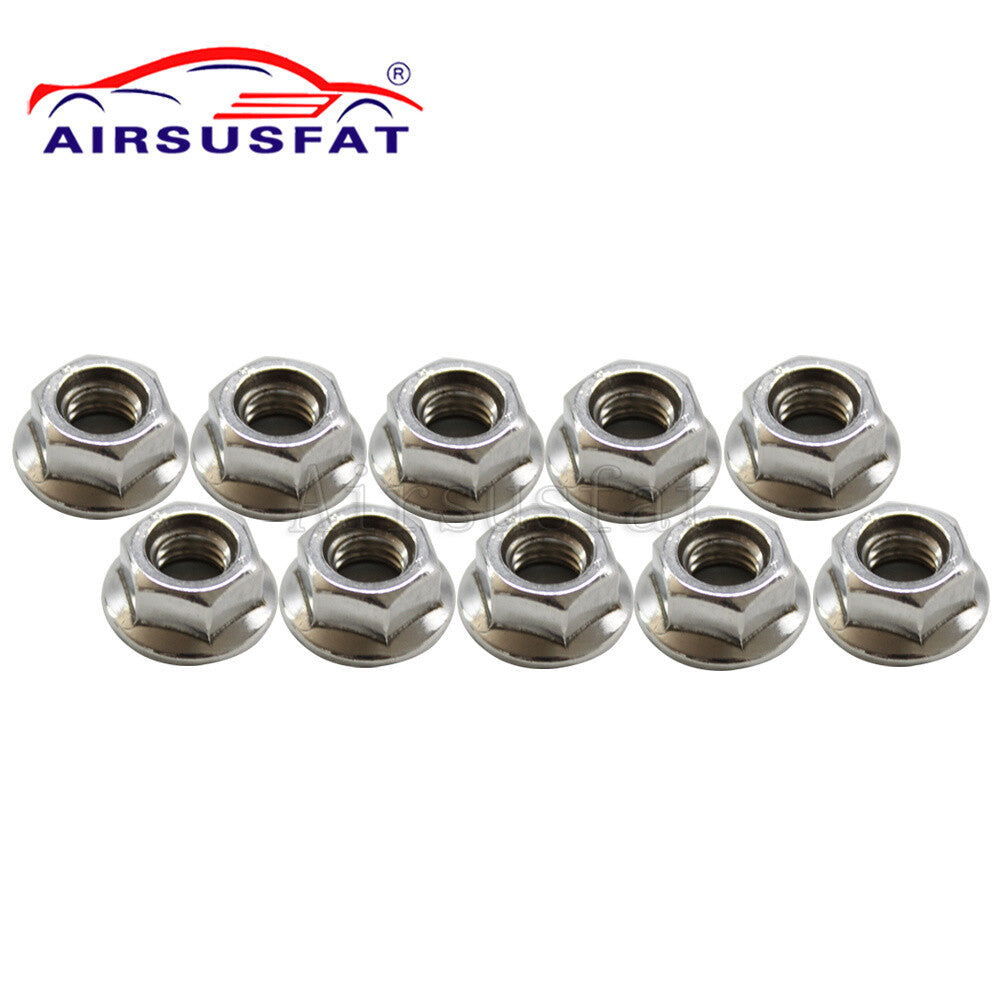 10-piece front and rear air suspension damper nut kit for Mercedes W164, W220, W221