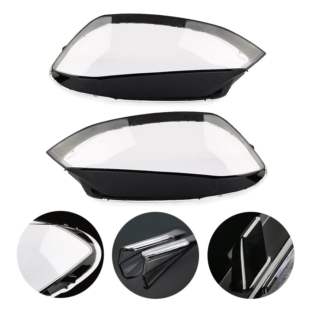 Headlight cover transparent lens cap front kit for 2014-2017 for Volkswagen for Golf 7 (pair)