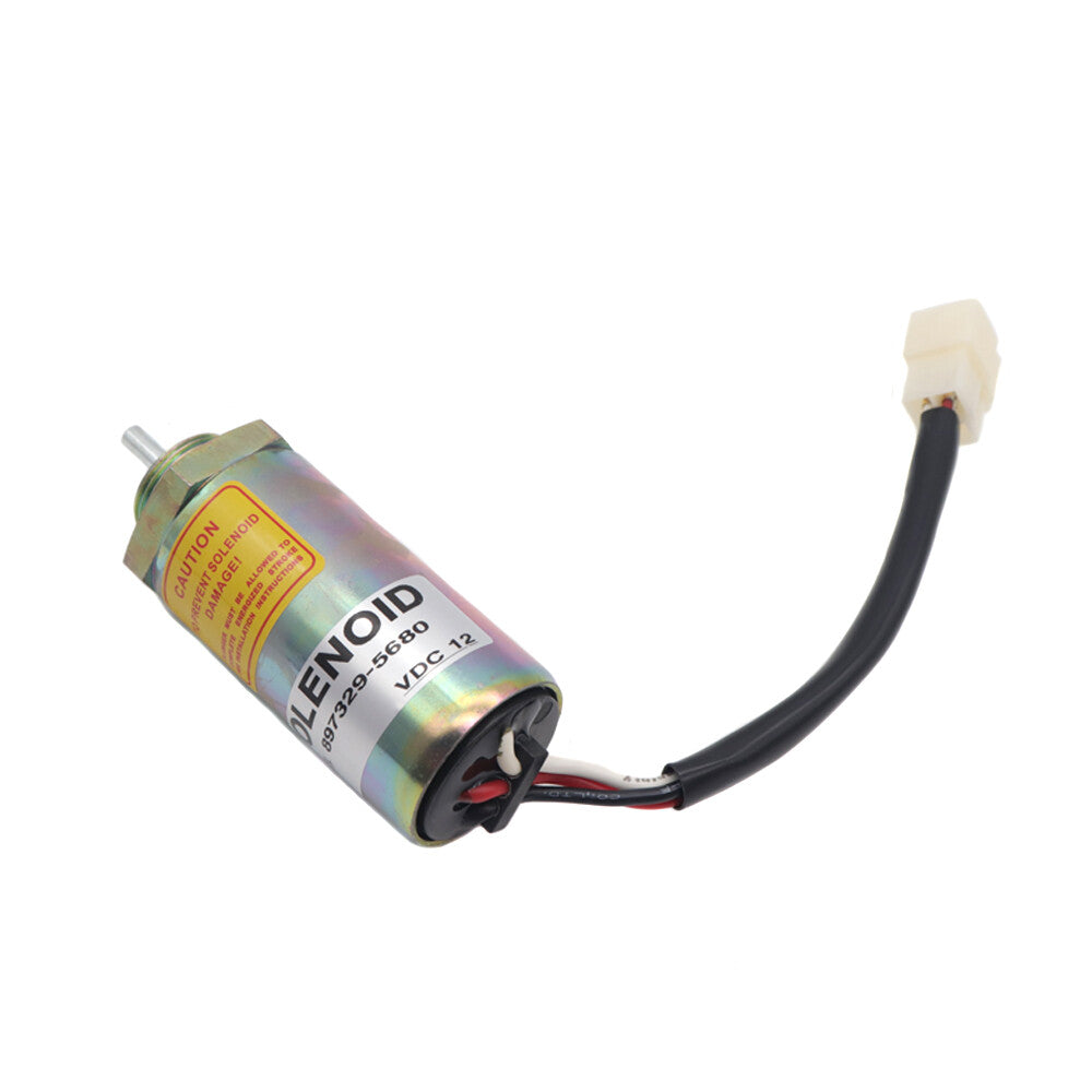 for Isuzu Engines 3LD1 3LD2 4LE1 3LB1 WR Fuel Shut Off Solenoid 897329-5680 12V