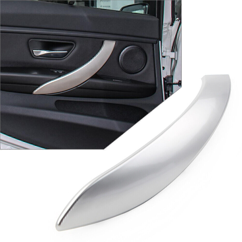 1x Silver Left Inner Door Handle Panel Cover Trim for BMW 3 4 Series 3GT