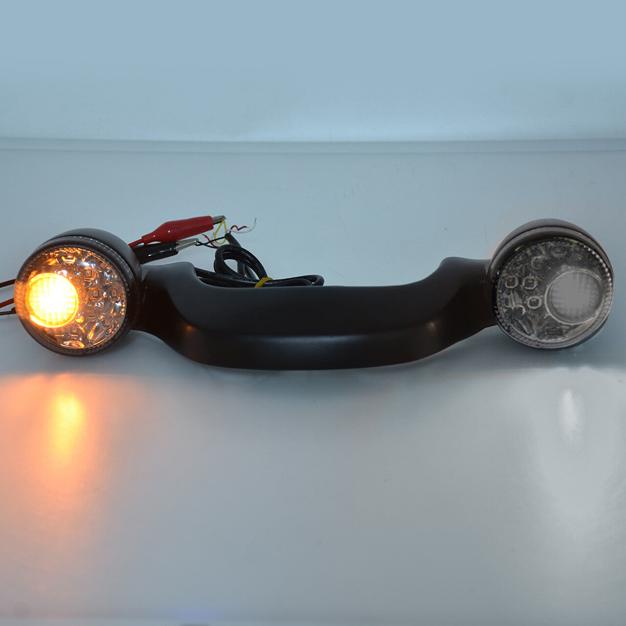 Matte Black Rear Turn Signal Brake LED Light for Harley Road Street Glide 10-23