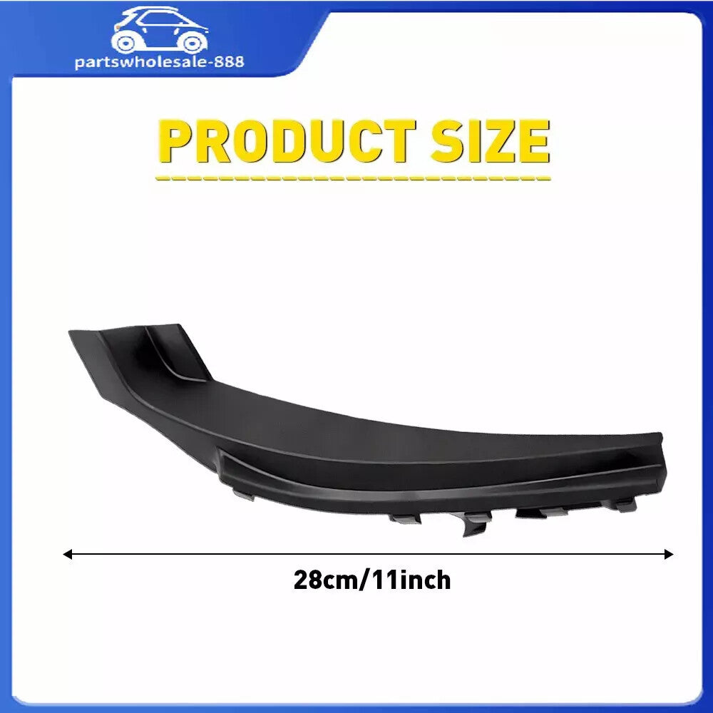 Black front wig extension cover for Nissan Sentra 2013-2019 (double-sided)