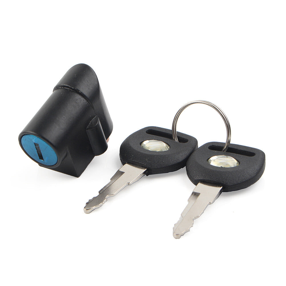 Fit for Suzuki GN125 Stainless Steel Motorcycle Steering Lock Keys 2 Position Switch