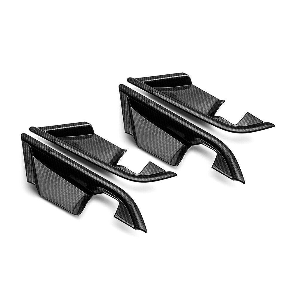 Inner Door Handle Bowl Cover Trim Carbon Fiber Style Fit for Toyota for Camry 2018 19
