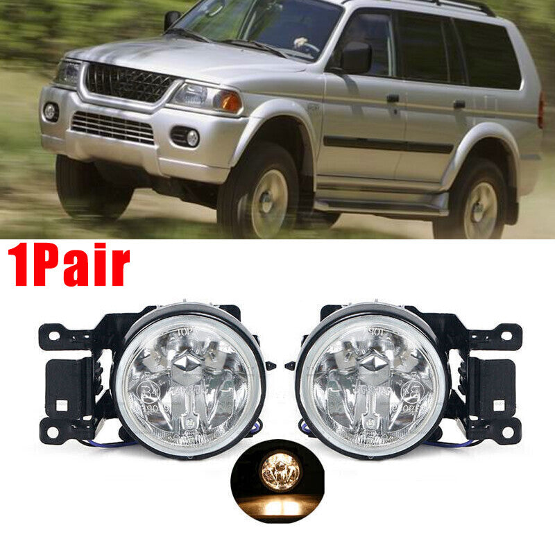 Front Bumper Fog Lights Fog lamps For 2000-04 for Mitsubishi Montero Sport LHRH