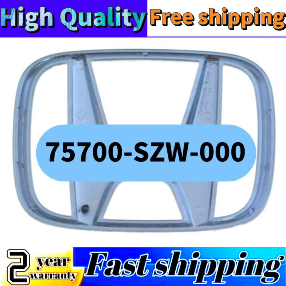 new, front grille badge 75700-SZW-000, suitable for 2016-2018 for Honda Pilot models.