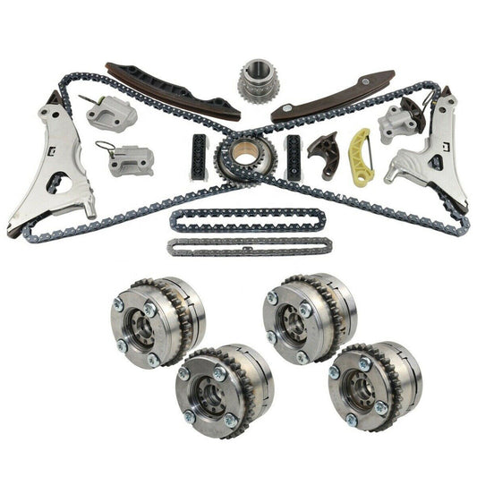 4x M276 Camshaft Sprockets Timing Chain Kit for Mercedes W212 W221 A207 3.0 3.5L