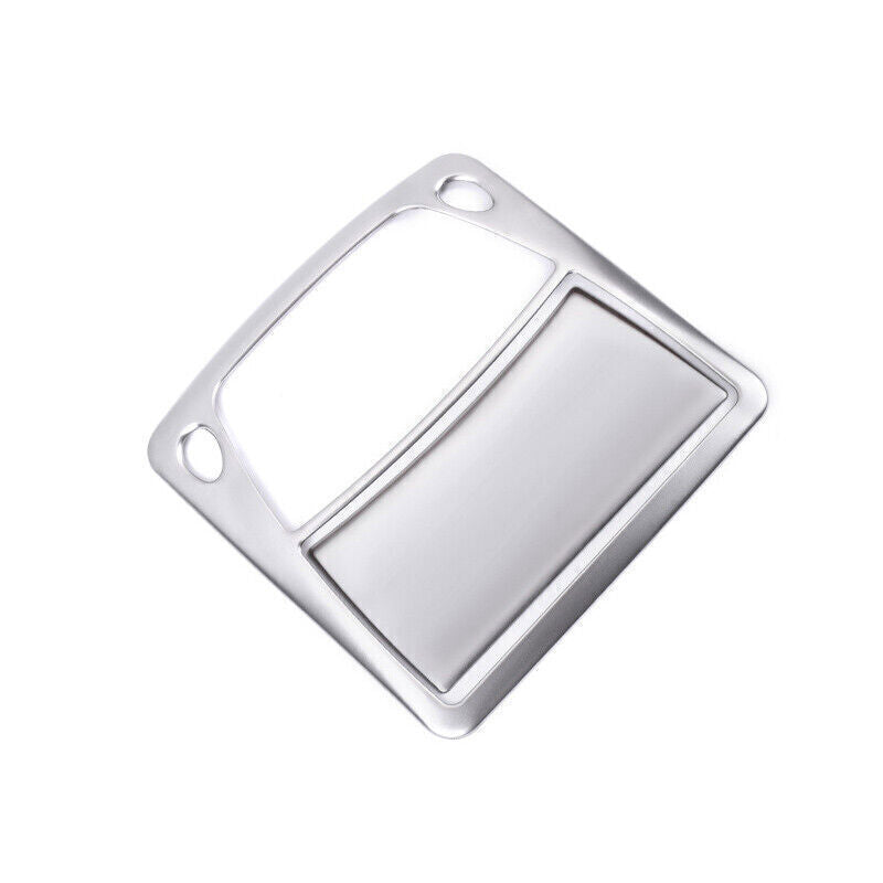 Front Reading Lamp Frame Cover Trim for Nissan Murano 2015-21 Silver Car Steel