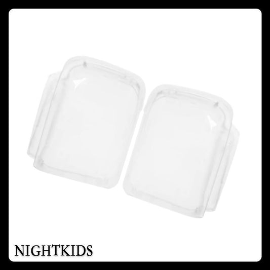 Fits for Sierra 1500 2500 14-18 2x LH RH Headlight Lens Cover Clear no Glue