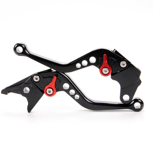 Short CNC Black Brake Clutch Levers for Suzuki GSXR600/750 2006-2010 2007 2008