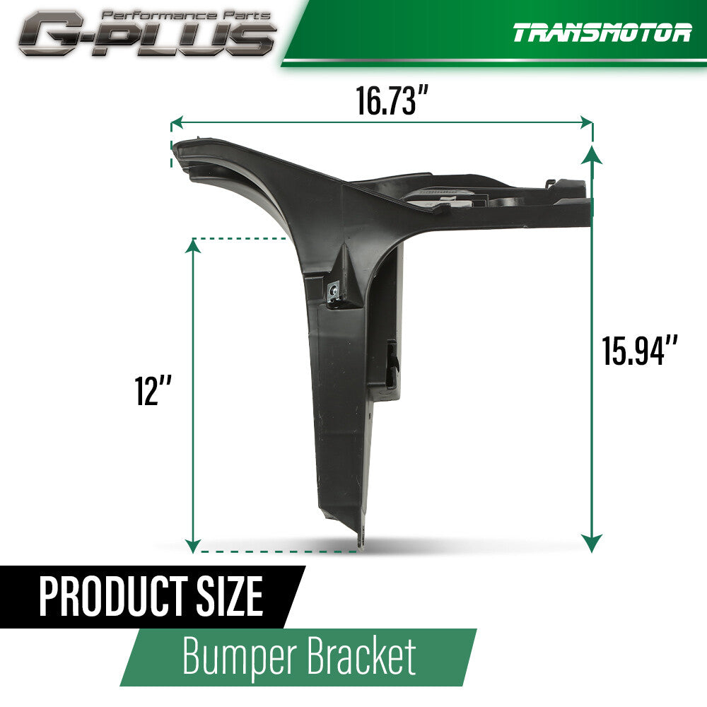 Bumper bracket suitable for 07-13 for BMW X5, 2008-2014 X6, front passenger side lower section.