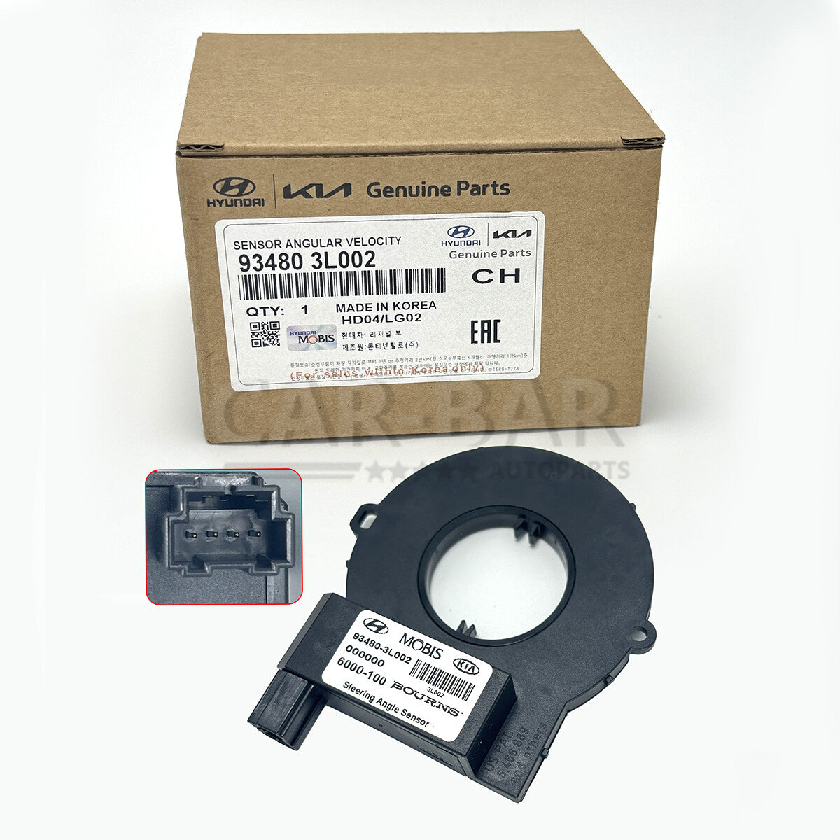 Steering Angle Sensor for Hyundai Azera for Genesis Santa Fe for Kia Sedona 93480-3L002