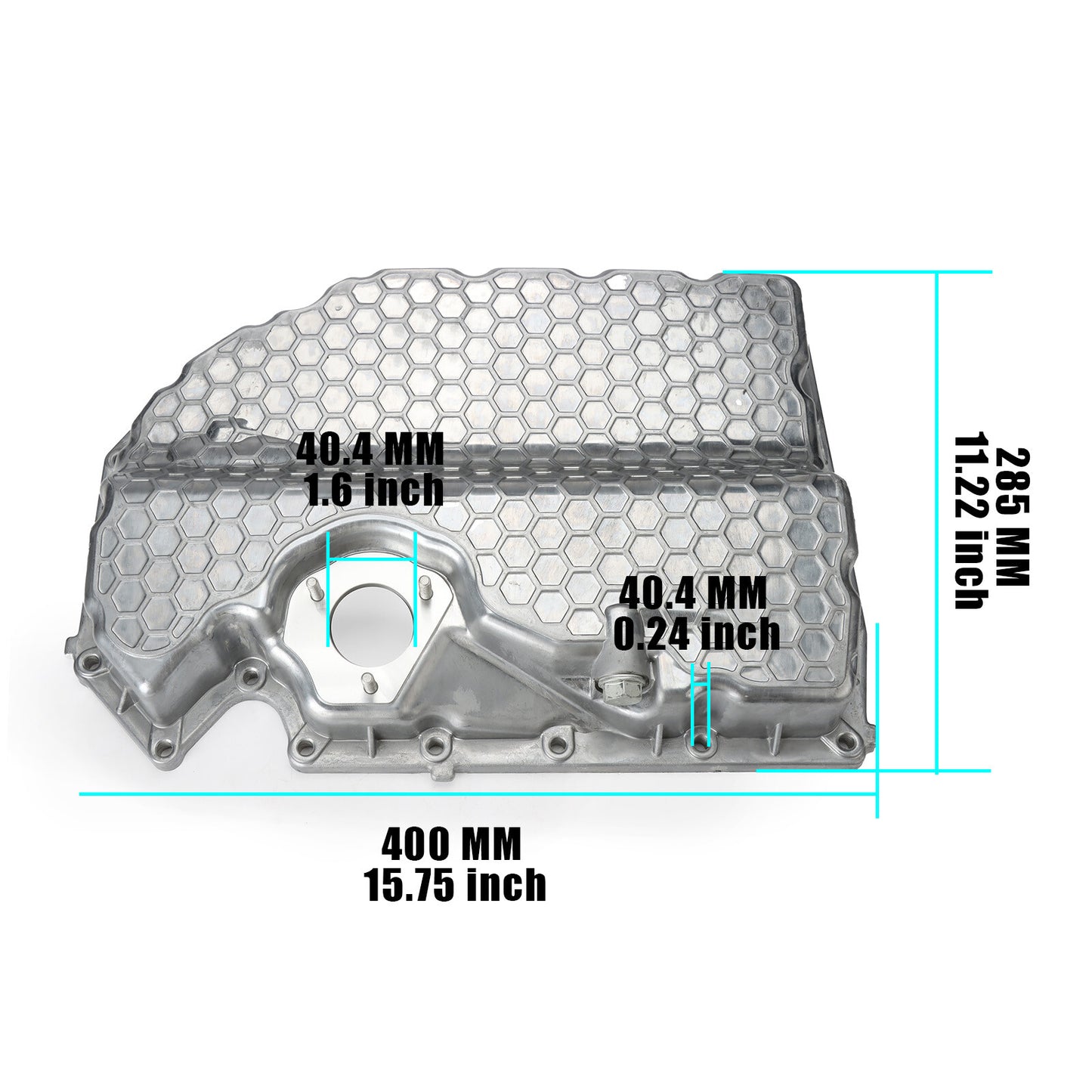 1x Aluminium Lower Engine Oil Pan For 2015-2018 for VW for Golf GTI for Audi A3 S3 1.8L 2.0L