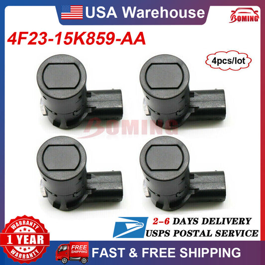 4PCS Car 4F23-15K859-AA PDC for Ford F150 F250 Escape Backup Parking Aid Sensors