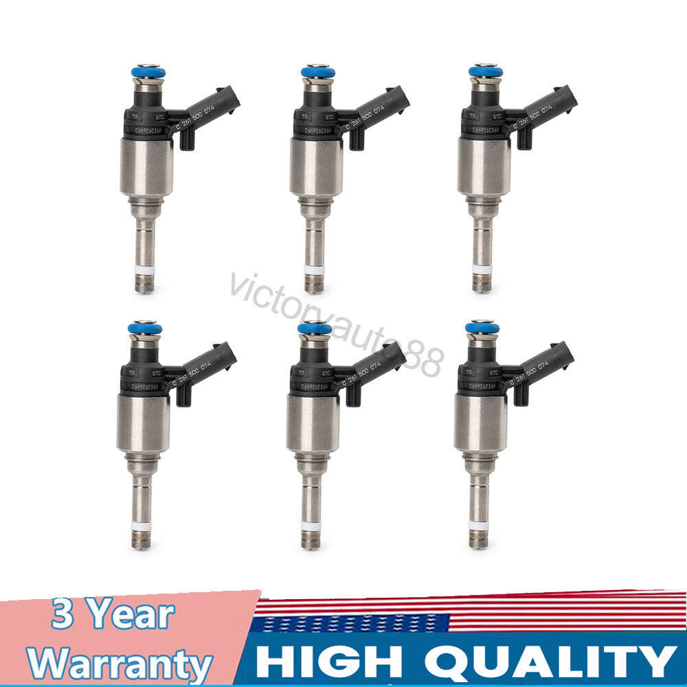6-pack of fuel injectors suitable for Volkswagen for Passat CC, for Audi A4, A5 TT 1.8TSI 06H906036H 06H906036Q