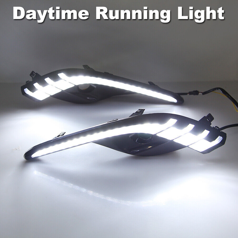 LED DRL for Mazda 6 Atenza 2017 2018 Daytime Running Fog Light With Turn Signal